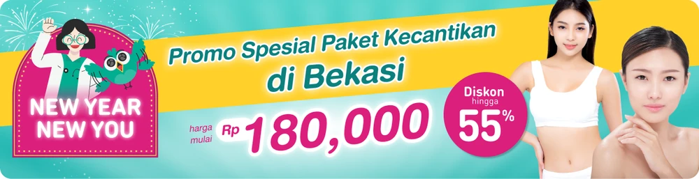 📍 Promo Perawatan Kecantikan Terbaik di Bekasi, Dapatkan Diskon Hingga 55%. Harga mulai dari Rp 180.000!