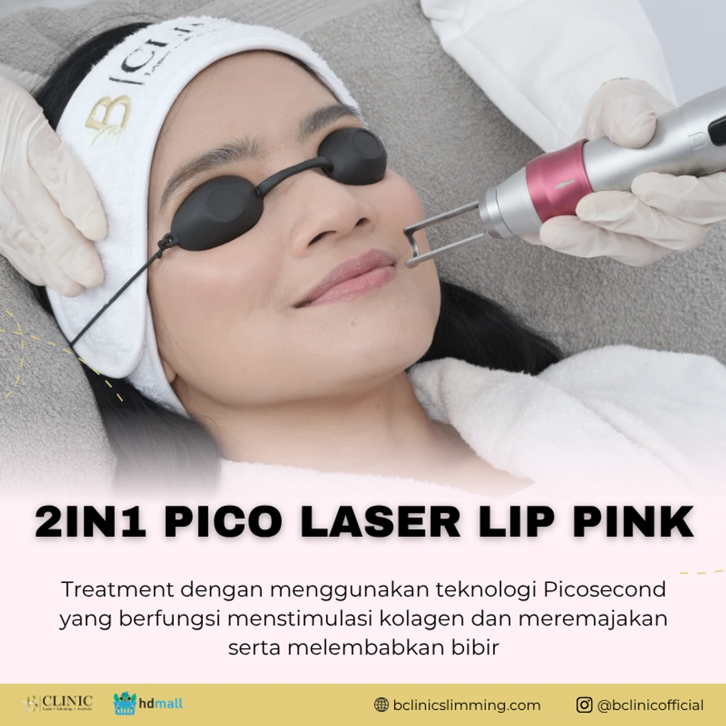 2 In 1 Pico Laser Lip Pink di B Clinic Slimming & Aesthetic