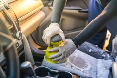 Hydrovacuum Cleaning - interior city car + Jok di Haifresh