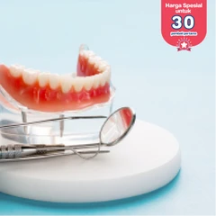 Gigi Palsu Lepasan Flexy (Plat + 1 Gigi + Cetak Gigi) di Dentalmate Dental Care