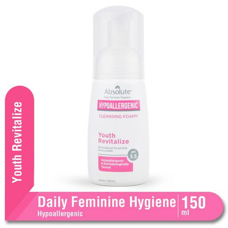ABSOLUTE HYPOALLERGENIC DAILY FEMININE HYGIENE CLEANSING FOAMY YOUTH REVITALIZE 150 ML