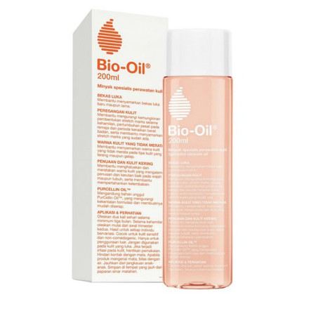 Bio Oil (Vitamin A, Vitamin E, Callendula Oil, Lavender Oil, Rosemary Oil, Chamomile Oil, Purcellin Oil) 200 mL