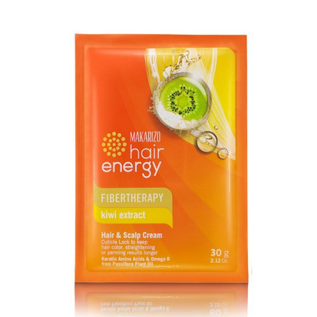 MAKARIZO HAIR ENERGY FIBERTHERAPY HAIR&SCALP CREAM KIWI EXTRACT SACHET 30 G