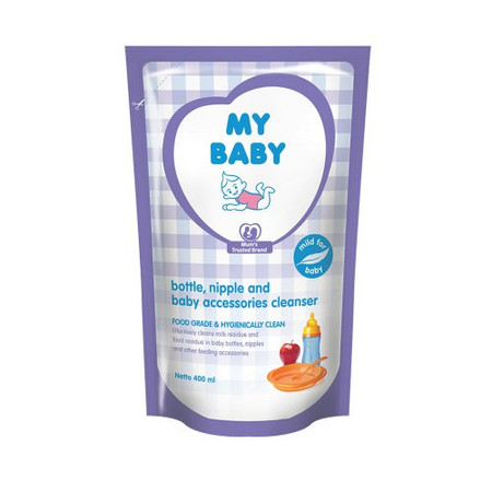 MY BABY BOTTLE NIPPLE & BABY ACCESSORIES CLEANSER REFFIL 400 ML