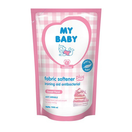 MY BABY FABRIC SOFTENER PLUS IRONING AID SWEET FLORAL 1500 ML