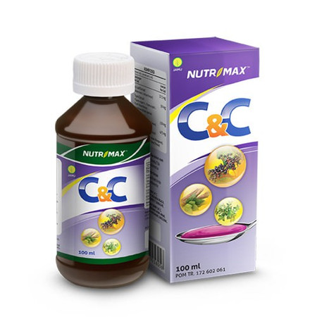 Nutrimax C&C (Ivy Leaf, Thyme, Licorice, Elderberry Extract) Sirup 100 mL