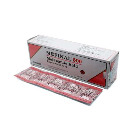 Mefinal (Asam Mefenamat) 500 mg 10 Tablet 1 Setrip