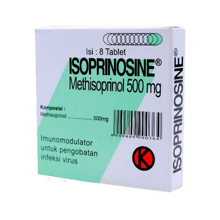 Isoprinosine (Methisoprinol) 500 mg 8 Tablet 1 Box
