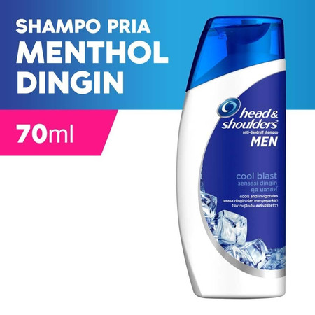 HEAD & SHOULDERS Sensasi Dingin Shampo Anti Ketombe Men 70ml