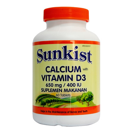 Beli Sunkist Calcium + Vitamin D3 Online | Hdmall