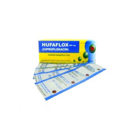 Hufaflox (Ciprofloxacin) 500 mg 10 Kaplet 1 Setrip