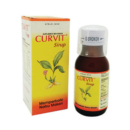 Curvit (Vitamin B Kompleks, Curcuminoid) Sirup 60 mL