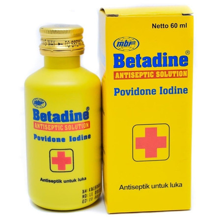 Betadine Antiseptic Solution (Povidone Iodine) 60 mL