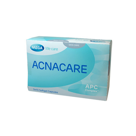 Acnacare (Zinc, Chromium Picolinate, Vitamin C, Vitamin E) 30 Kapsul 1 Box