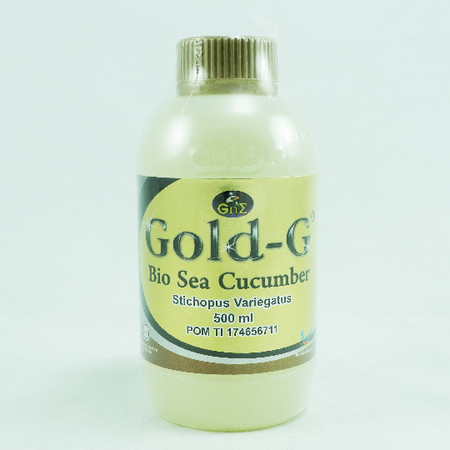 Gold-G Sea Cucumber Jelly (Ekstrak teripang (Stichopus variegatus)) 500 mL