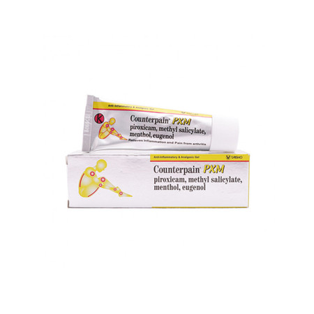 Counterpain PXM (Piroxicam, Methyl salicylate, Menthol, Eugenol) Gel 25 Gram