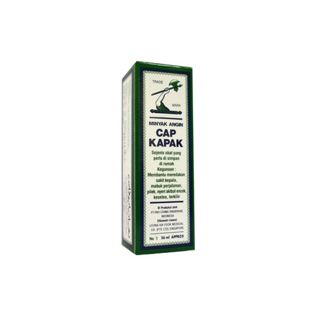 Minyak Angin Cap Kapak (Menthol, Eucalyptus Oil, Methyl Salicylate, Champor, Essential Oil) 56 mL
