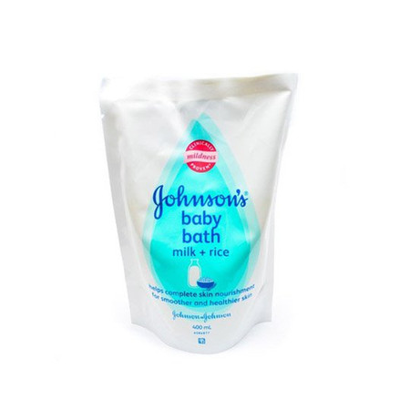 JOHNSON&JOHNSON BABY BATH MILK + RICE REFILL 400 ML