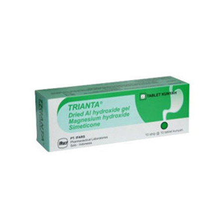 Trianta (Aluminium hidroksida, Magnesium hidroksida, Simethicone) 10 Tablet 1 Setrip