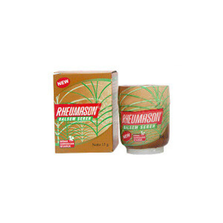 Rheumason Balsem Sereh (Oleum Citronella, Mentholum, Camphora, Oleum Eucalpti) 15 Gram