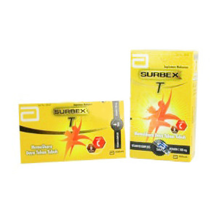 Surbex T (Calcium pantothenate, Niacinamide, Vitamin C, Vitamin B1, B2, Vitamin B6, B12) 6 Tablet 1 Setrip
