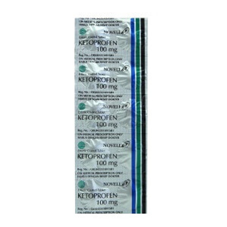 Ketoprofen Novell 100 mg Tablet