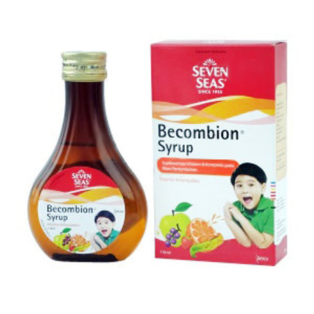 Seven Seas Becombion Sirup (Vitamin B1, B2, B3, B5, B6, B12) 110 mL