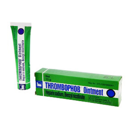 Thrombophob (Heparin Sodium, Nicotinic Acid Benzyl Ester) Salep 15 Gram