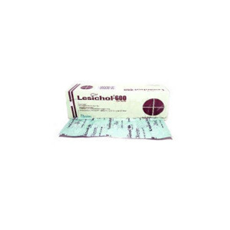 Lesichol 600 (Lecithin murni (PPC 95 %), Vitamin B1, B2, B6, B12, E, Nicotinamide) 10 Kapsul 1 Setrip