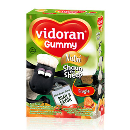 VIDORAN GUMMY NUTRI BUAH DAN SAYUR 5SAC 1 BOX
