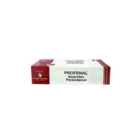 Profenal (Paracetamol, Ibuprofen) 10 Kaplet 1 Setrip