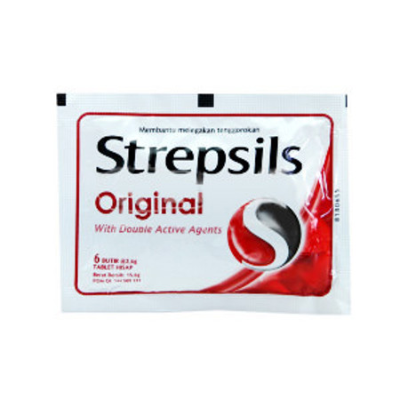 STREPSILS REG SACH 12X6'S