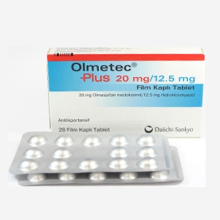 Olmetec Plus (Olmesartan, Hydrochlorotiazide) 20/12,5 mg Tablet