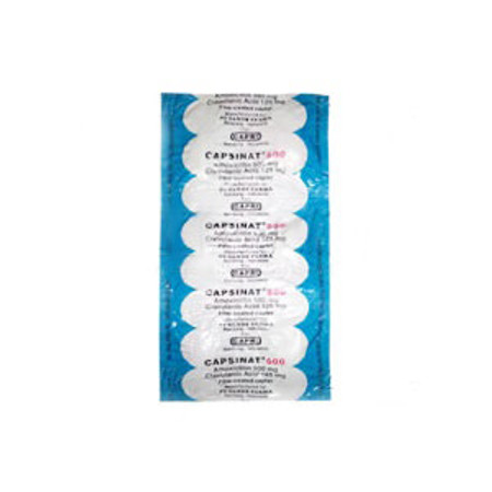 Capsinat (Amoxicillin, Potassium Clavulanate) Tablet