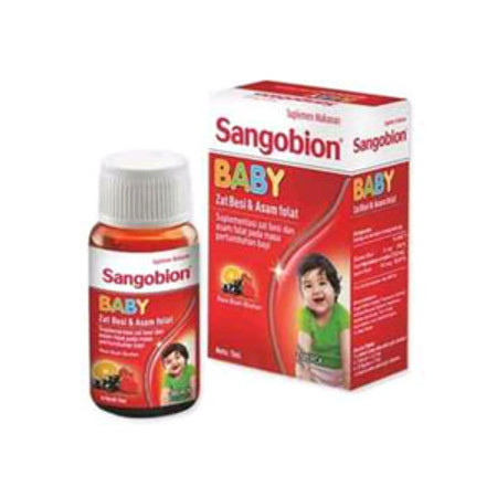 Sangobion Baby (Zat Besi (Iron Polymaltose Complex), Asam Folat) 15 mL