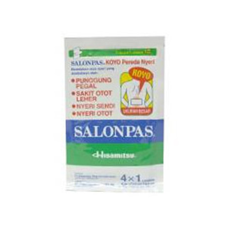 Salonpas Koyo Hijau Large (Menthol, Camphot, Metil Salicylate) 4 Lembar 1 Sachet