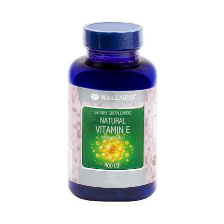 Wellness Natural Vitamin E Water Soluble 400 IU 60 Kapsul 1 Botol