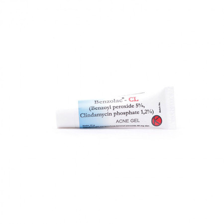 Benzolac CL (Benzoyl Peroxide, Clindamycin Phosphate) Gel Tube 10 Gram