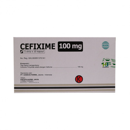Trihydrate obat mg 200 cefixime kapsul Cefixime 200
