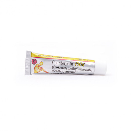 Counterpain PXM (Piroxicam, Methyl salicylate, Menthol, Eugenol) Gel 15 Gram
