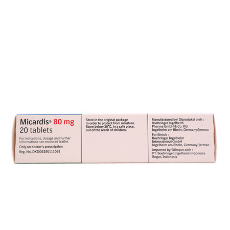 Micardis Plus (Telmisartan, Hydrochlorotiazide) 80/12,5 mg Tablet