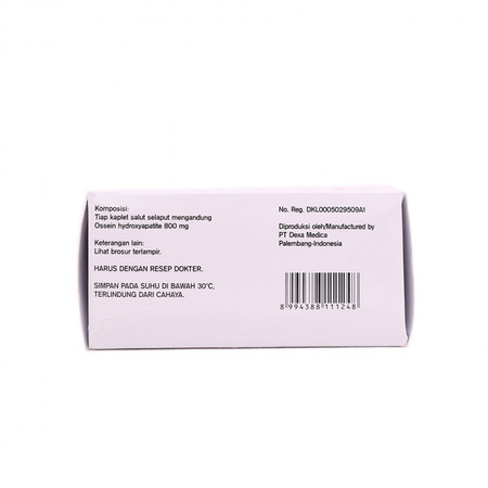 Ossoral 800 (Ossein-hydroxyapatite, Calcium, Phosphorus) 10 Tablet 1 Setrip