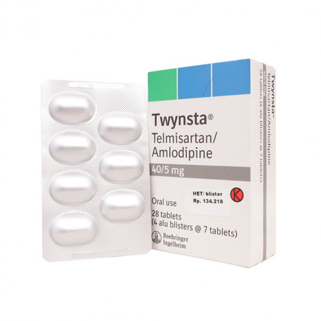 Twynsta Telmisartan Amlodipine 40 5 Mg Tablet Beli Harga Terbaru 2022 Hdmall