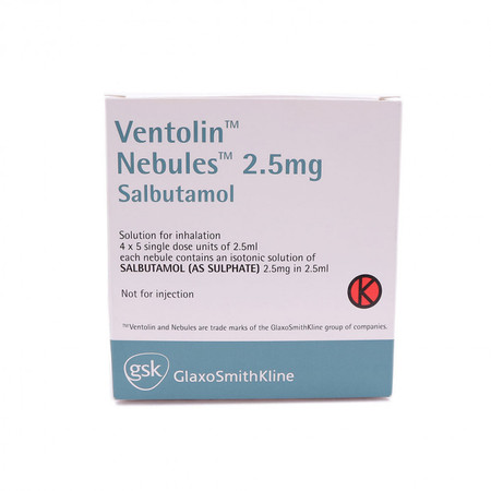 Ventolin nebules 2.5 mg