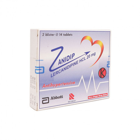 Beli ZANIDIP 20MG TABLET Online | HDmall