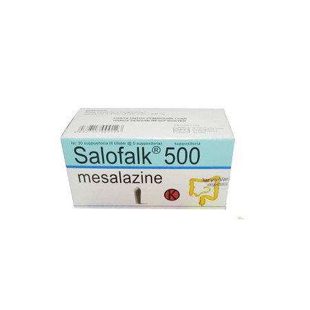 Salofalk (Mesalazine) 500 mg Suppositoria