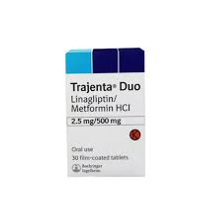 Trajenta Duo (Linagliptin, Metformin HCl) 2,5 mg/1000 mg 10 Tablet 1 Setrip