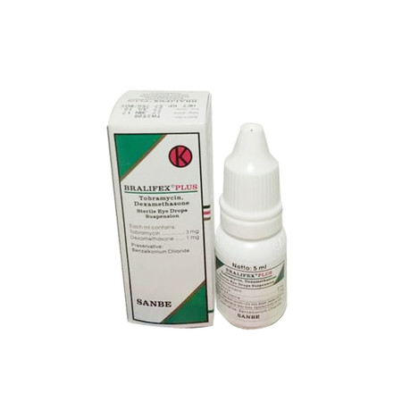 Bralifex Plus (Tobramycin, Dexamethasone) Tetes Mata 5 mL