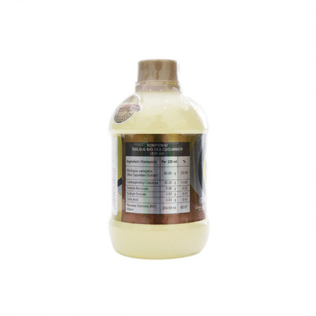 Gold-G Sea Cucumber Jelly (Ekstrak teripang (Stichopus variegatus)) 320 mL