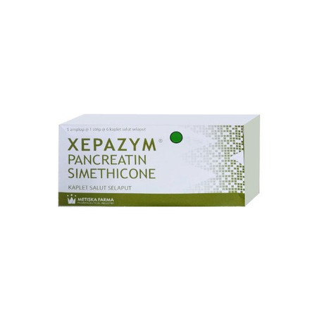 Xepazym (Amylase, Protease, Lipase, Simethicone) 6 Tablet 1 Setrip